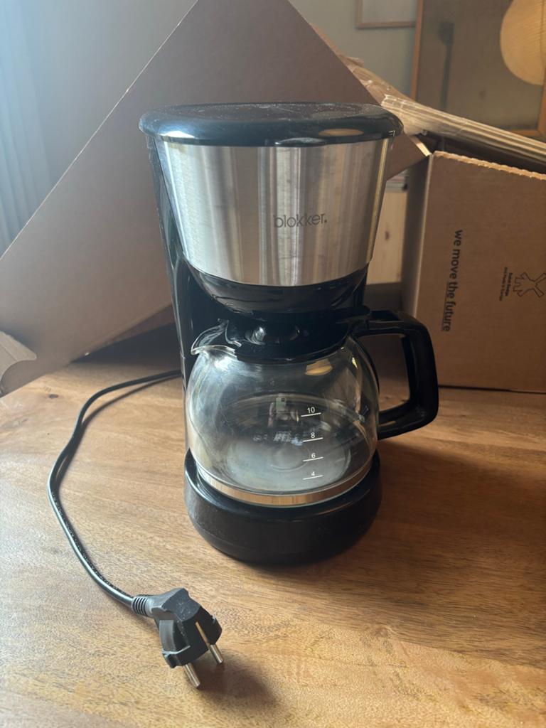 Blokker filter koffiezetapparaat, Ophalen, Koffiemachine, Gemalen koffie, Zo goed als nieuw