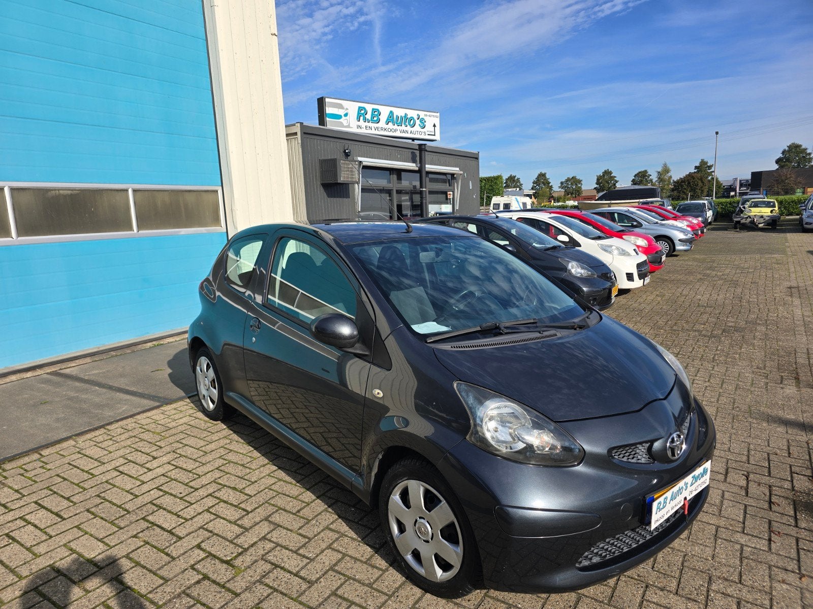 Toyota Aygo 1.0 12V Vvt-i 3DRS MMT 2006 Grijs, Voorwielaandrijving, Stof, Zwart, 4 stoelen
