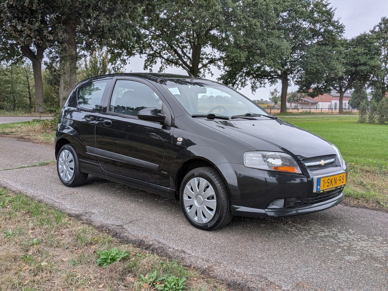 Chevrolet Kalos 2008 | airco | nwe apk | lage km | snel weg, Auto's, Elektrische ramen, 1150 cc, 40 €/maand, Kalos