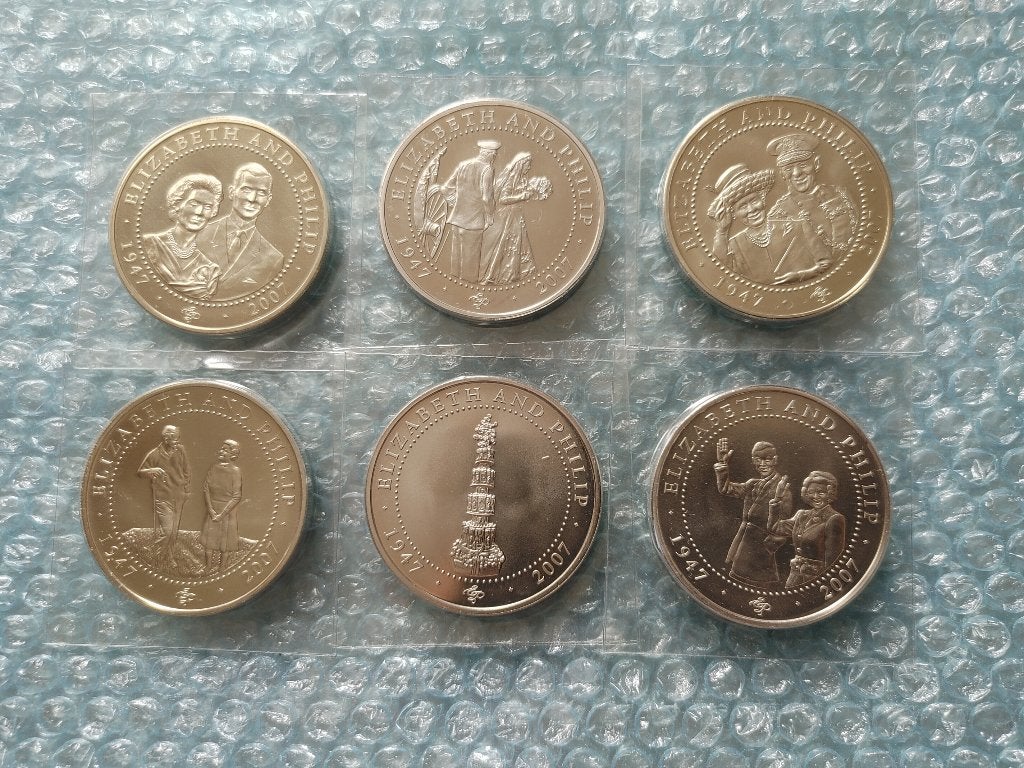 Cookeilanden, Cook Islands 1 Dollar , 6 muntenset, Verzenden, Losse munt