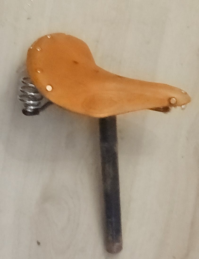 Brooks B67 leren zadel met vering, Fietsen en Brommers, Fietsonderdelen, Verzenden