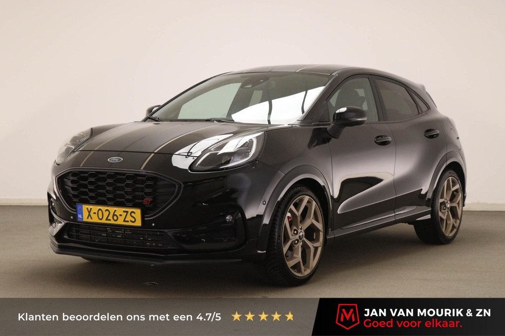 Ford Puma 1.5 EcoBoost ST Gold Edition | PERFORMANCE / DRIVE, Voorwielaandrijving, Met garantie (alle), Leder en Stof, Zwart