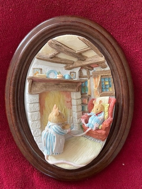 Brambly Hedge Schilderij 3D Winter, Wall Plaque, Als Nieuw, Ophalen of Verzenden, Zo goed als nieuw, Dier
