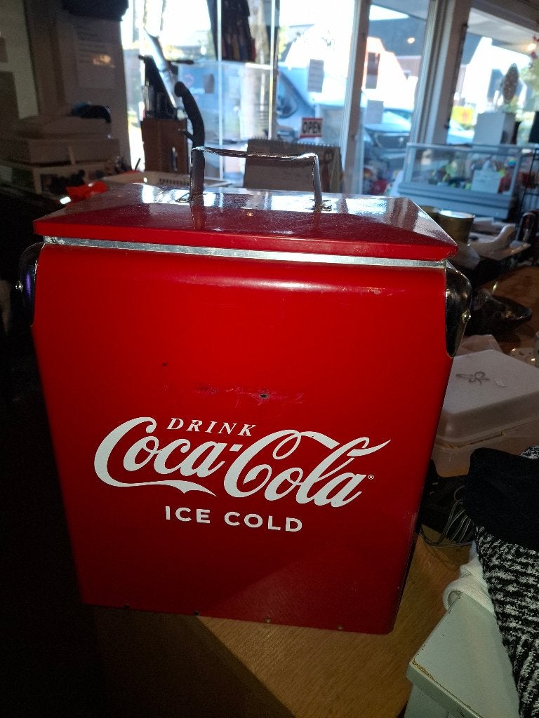 Vintage koelbox, Verzamelen, Ophalen, Gebruiksvoorwerp