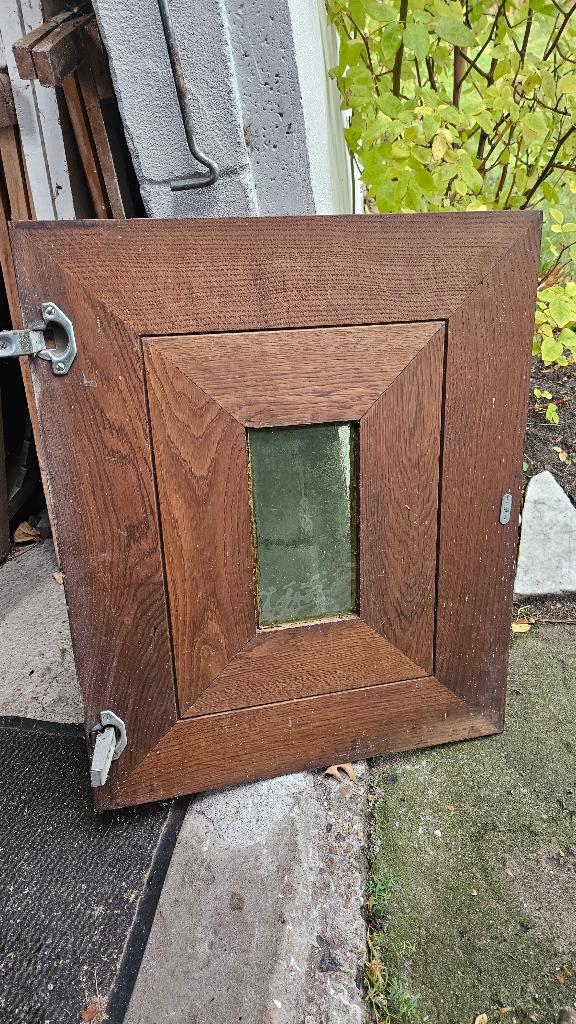 Vintage keukenkast deurtjes, 9x met kathedraalglas, Ophalen, Gebruikt, 50 tot 100 cm, Minder dan 25 cm