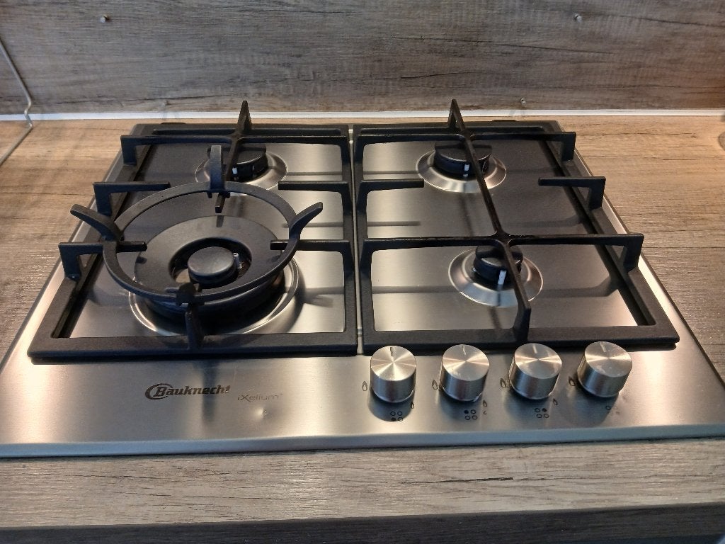 Bauknecht iXelium RVS inbouw kookplaat, Ophalen, Gebruikt, Overige kleuren, 50 tot 100 cm
