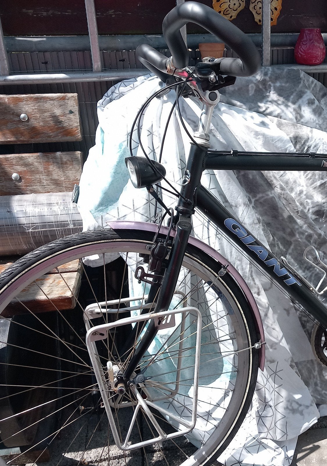Heren sportfiets Giant expedition travel 12 versnellingen, Ophalen, Gebruikt, Giant, Meer dan 20 versnellingen