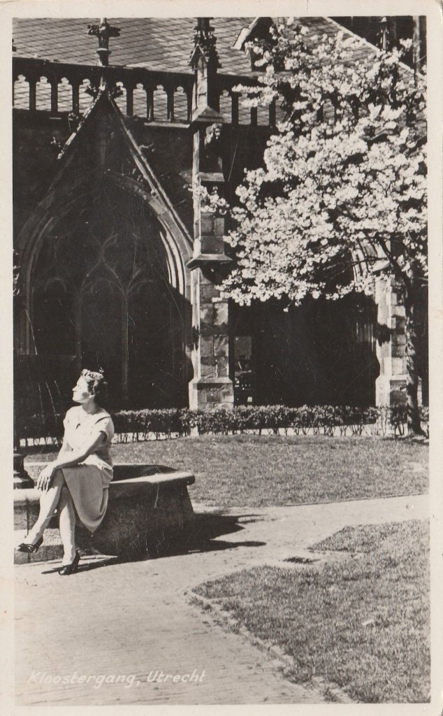 UTRECHT Kloostergang Dom Kerk 1950, Verzenden, 1940 tot 1960, Ongelopen, Utrecht