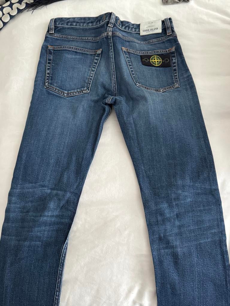 Als nieuw originele Stone Island spijkerbroek maat 14 / 170, Ophalen of Verzenden, Zo goed als nieuw, Jongen, Broek