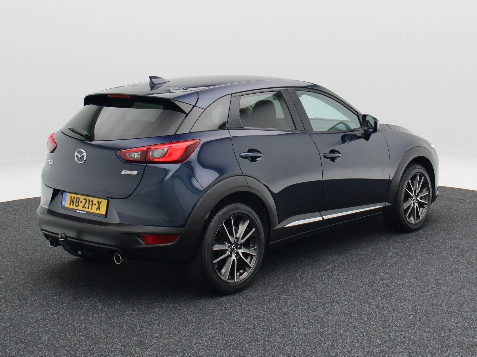 Mazda CX-3 2.0 SkyActiv-G 120 GT-M Automaat | Adaptive Cruis, Auto's, Mazda, 1998 cc, 4 cilinders, Blauw, SUV of Terreinwagen