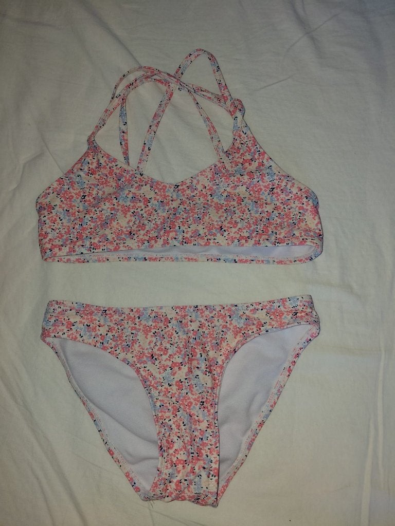 Bikini maat 134/140, Bikiniset, Meisje, Ophalen of Verzenden, Zo goed als nieuw