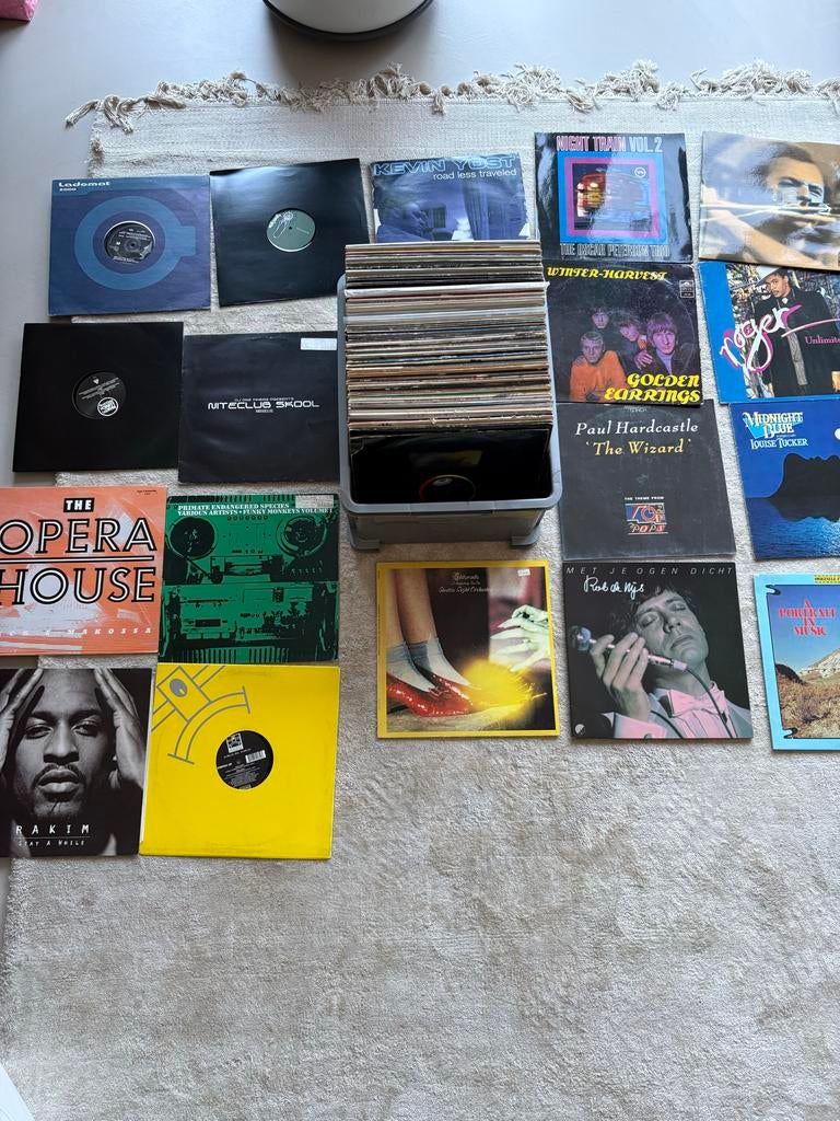 Collectie vinyl platen - Pop, Dance, House, diversen, Ophalen, Gebruikt, Overige formaten