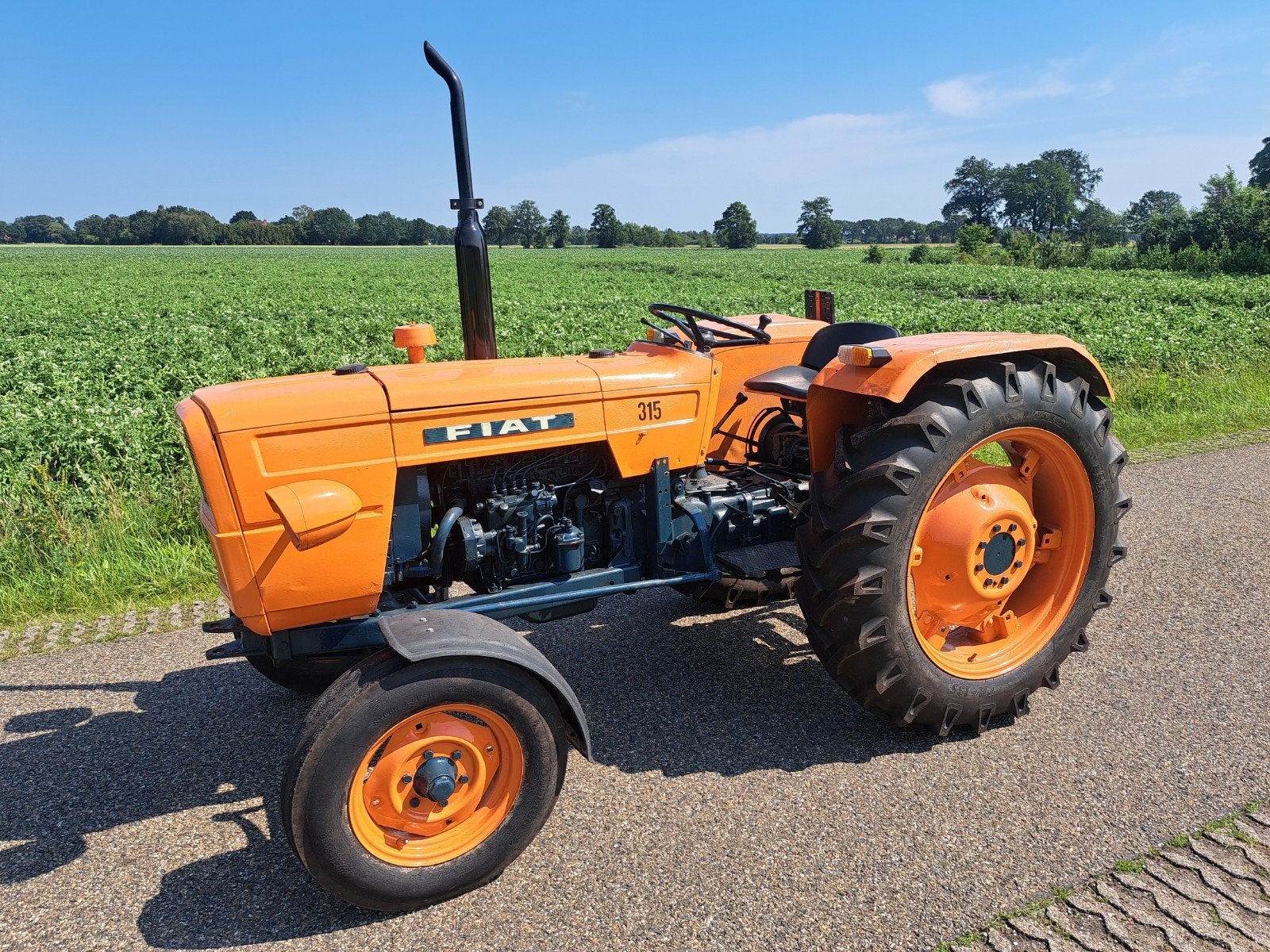 Fiat 315 tractor trekker agrarisch landbouw oldtimer, Ophalen of Verzenden, Gebruikt, Tot 80 Pk, Fiat