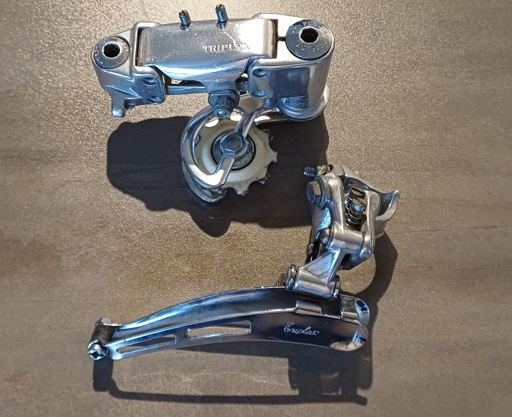 Triplex derailleurset (voor/achter) - Uitstekende staat, Ophalen of Verzenden, Gebruikt, Derailleur of Ketting, Triplex