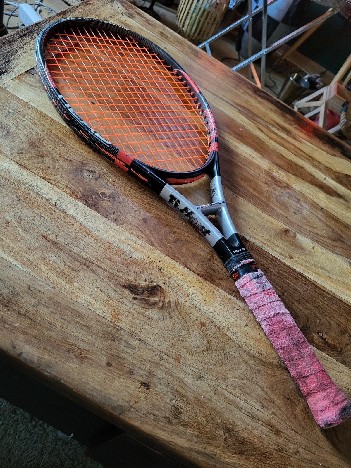 Head Titanium Ti.Heat Comfort Zone tennisracket, Ophalen of Verzenden, Zo goed als nieuw, Racket, Head