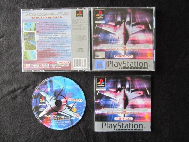 Air - Ace Combat 3 PS1 Playstation 1, Spelcomputers en Games, 1 speler, Racen en Vliegen, Ophalen of Verzenden, Zo goed als nieuw