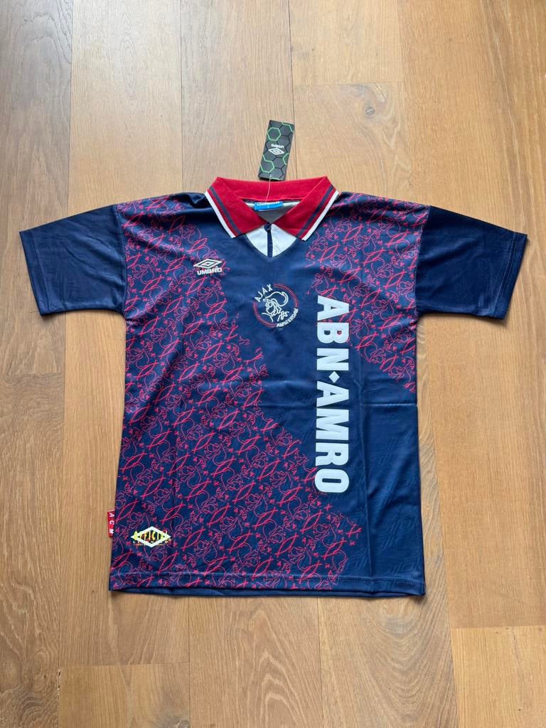 Ajax 1994/1995 litmanen shirt maat S, Kleding | Heren, Sportkleding, Nieuw, Voetbal, Maat 46 (S) of kleiner, Blauw, Ophalen of Verzenden