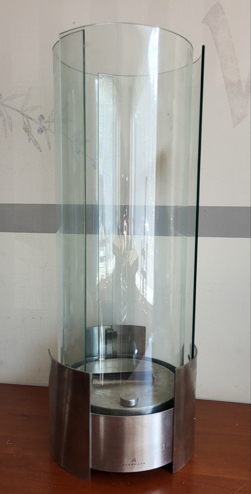 Auerhahn Windlicht / Lantaarn - Glas en Metaal, Windlicht, Gebruikt, Overige merken, Ophalen of Verzenden
