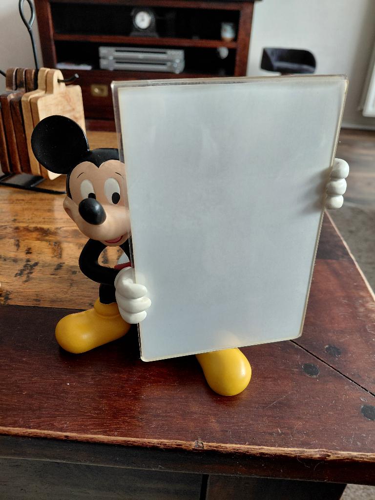 Mickey Mouse fotolijst, Verzamelen, Disney, Zo goed als nieuw, Beeldje of Figuurtje, Mickey Mouse, Ophalen