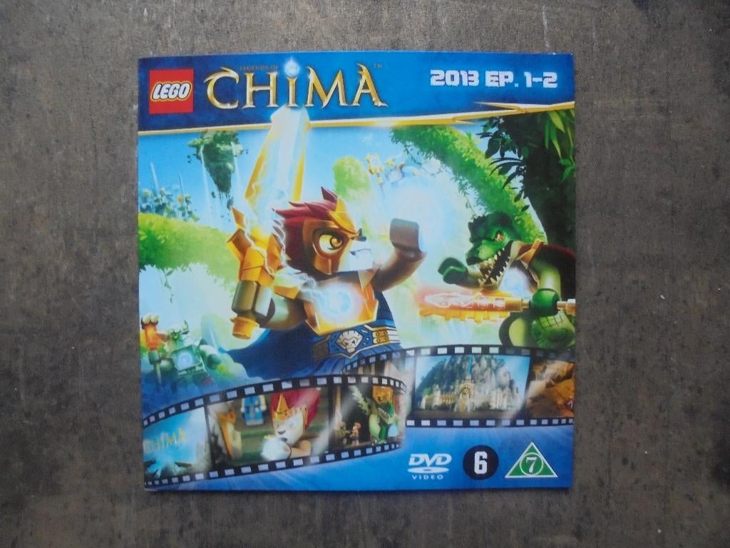 Lego DVD Chima 2013 EP 1-2 (zie foto's), Cd's en Dvd's, Gebruikt, Tekenfilm, Overige soorten, Ophalen of Verzenden