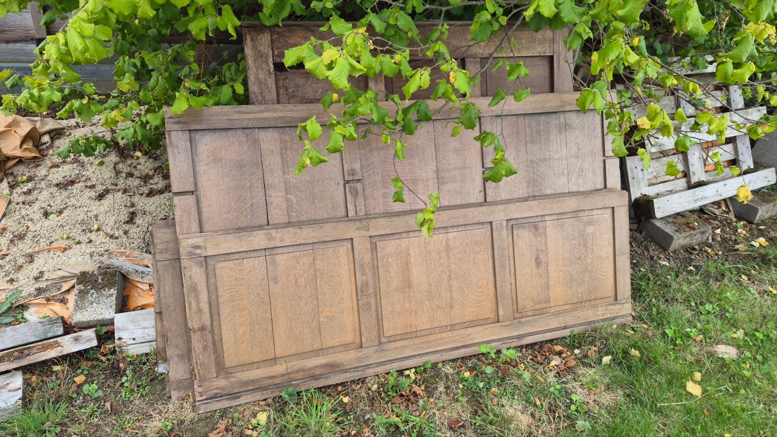 Vintage Eiken Meubelpanelen - Authentiek Hout voor Projecten, Antiek en Kunst, Ophalen