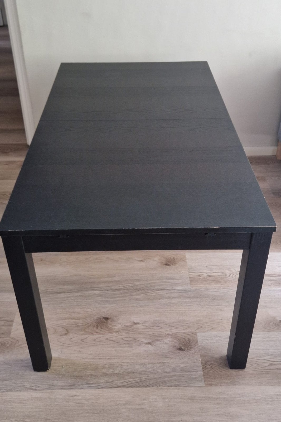 Ikea eettafel zwartbruin OPHALEN A'dam RAI, Ophalen, 200 cm of meer, 50 tot 100 cm, Zo goed als nieuw