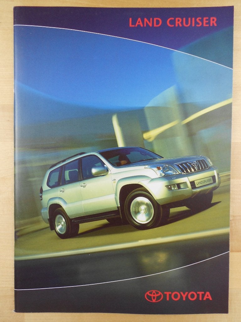 Toyota Landcruiser Brochure 2003 – Land Cruiser, Toyota, Ophalen of Verzenden, Zo goed als nieuw, Toyota