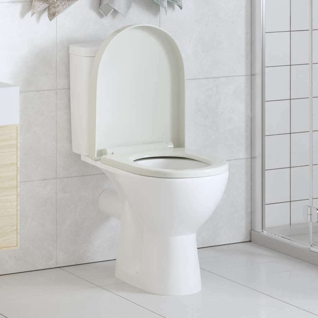 Toiletbril toilet zitting softclose wcbril wit GRATIS BZRGD, Toilet-accessoire, Verzenden, Nieuw, Nvt