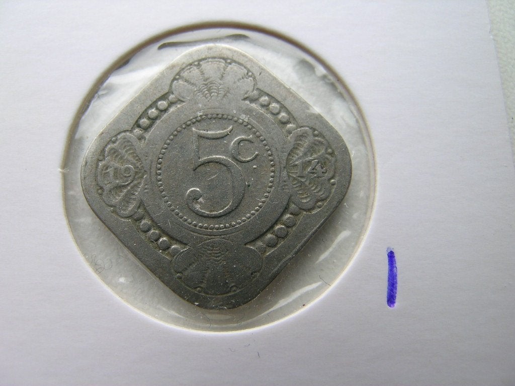 Stuiver 1914 (nr 1), Postzegels en Munten, Munten | Nederland, Ophalen of Verzenden, Koningin Wilhelmina, 5 cent, Losse munt