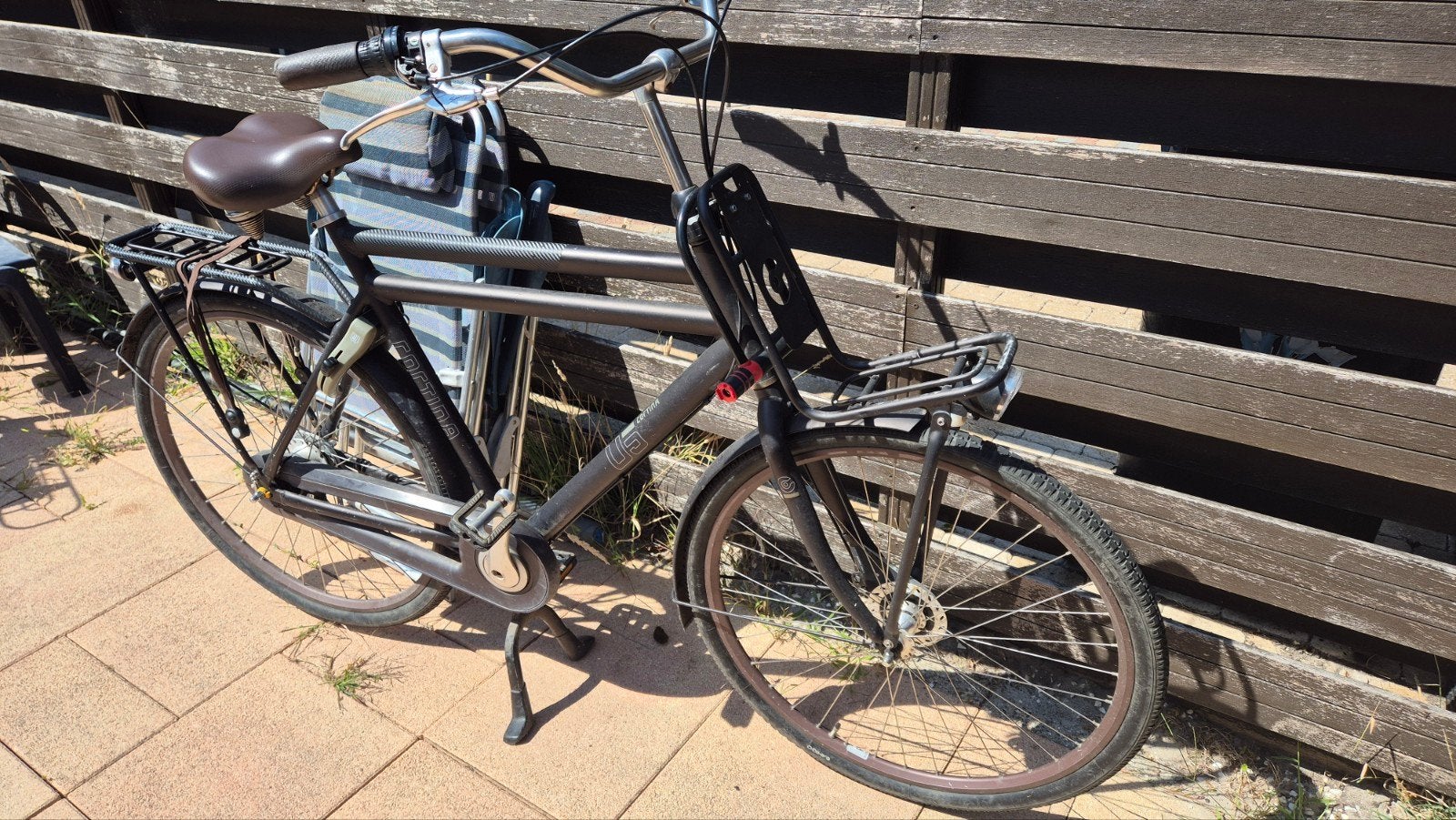 Cortina U5 Herenfiets - Stevige Transportfiets, Gebruikt, Versnellingen, 57 tot 61 cm, Schijfrem