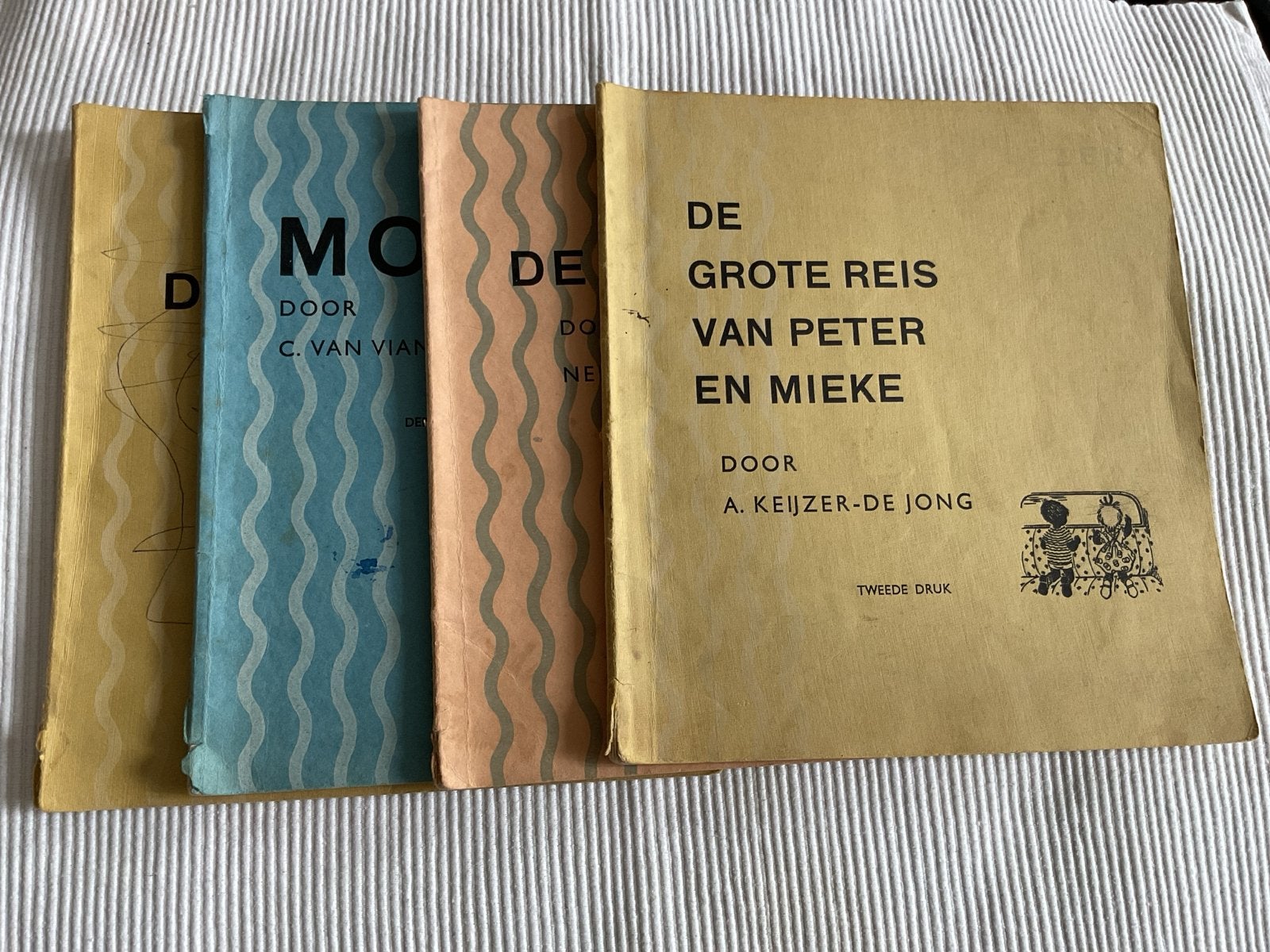 Vintage Zelf Lezen Boekjes - J.B. Wolters Groningen, Ophalen of Verzenden, Gelezen, Fictie algemeen