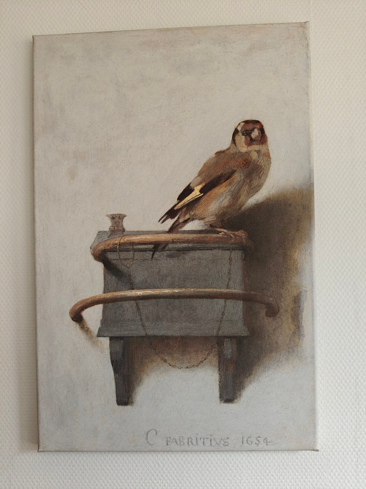 Het Puttertje - Reproductie op Canvas (40x60 cm), Ophalen of Verzenden, Klassiek, Dieren