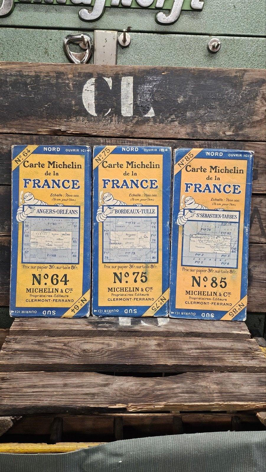 Carte michelin de la france, Verzamelen, Ophalen of Verzenden, Gebruikt, Overige typen