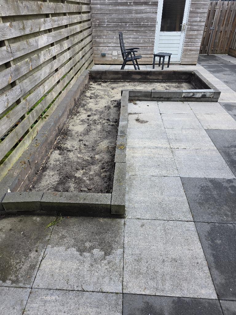 border beton blokken 60x12x12 50 stuks, Tuin en Terras, Ophalen, Gebruikt, Blok, Beton