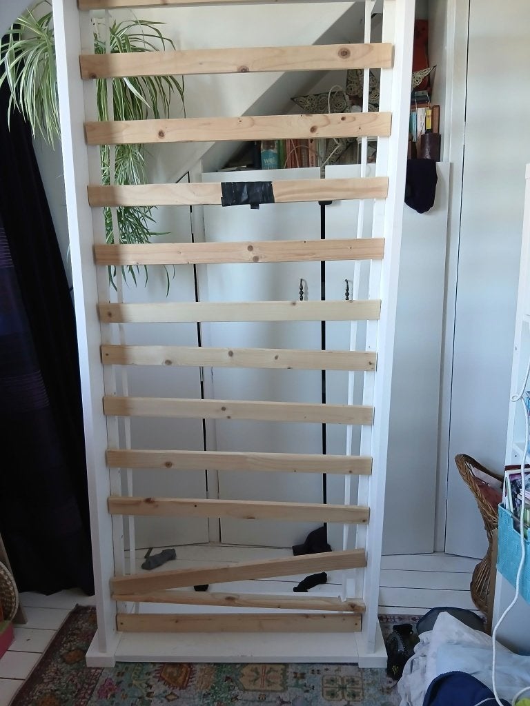 Onderschuifbed, Ophalen, Gebruikt, 90 cm, Eenpersoons