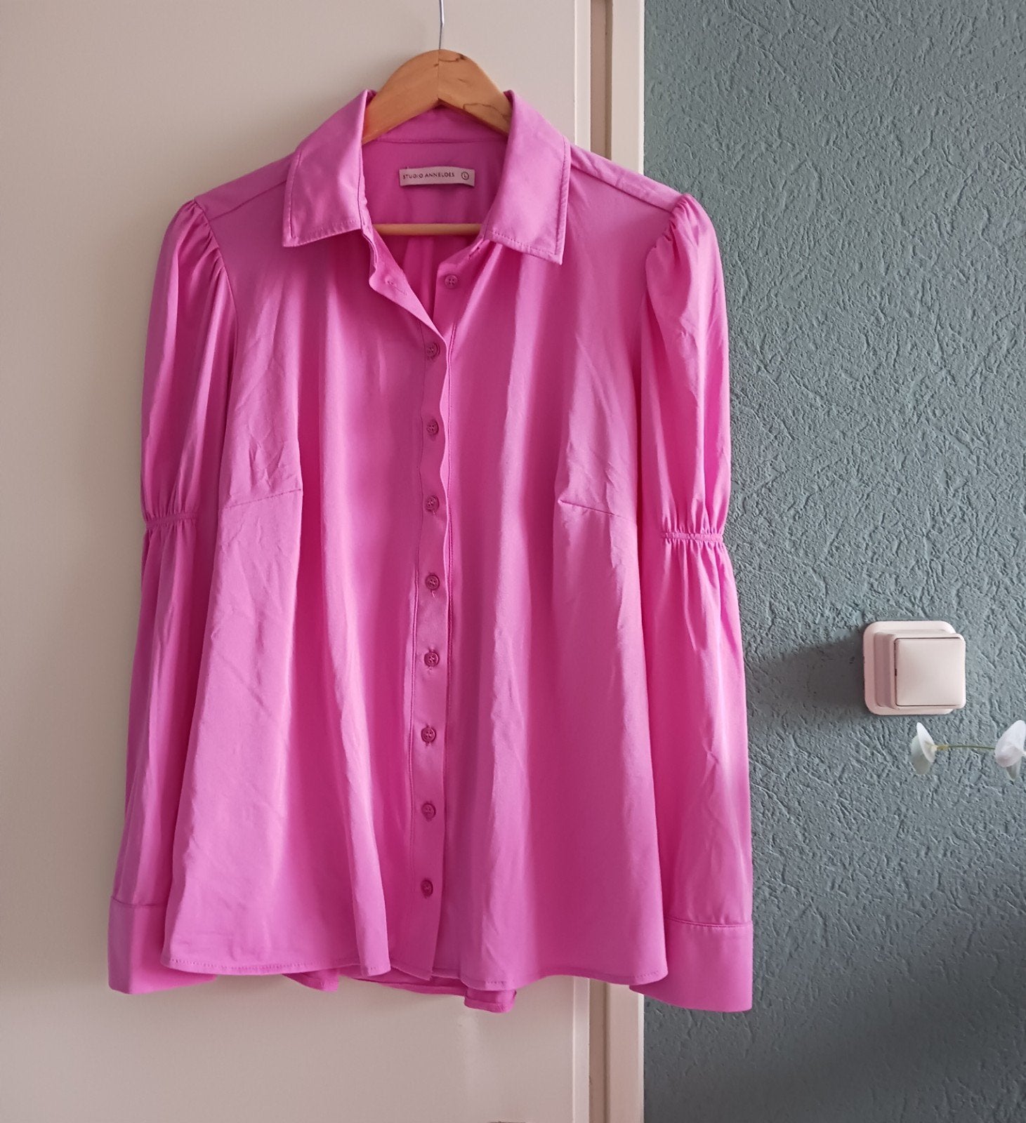 Roze blouse Studio Anneloes, L, Studio Anneloes, Maat 42/44 (L), Ophalen of Verzenden, Zo goed als nieuw