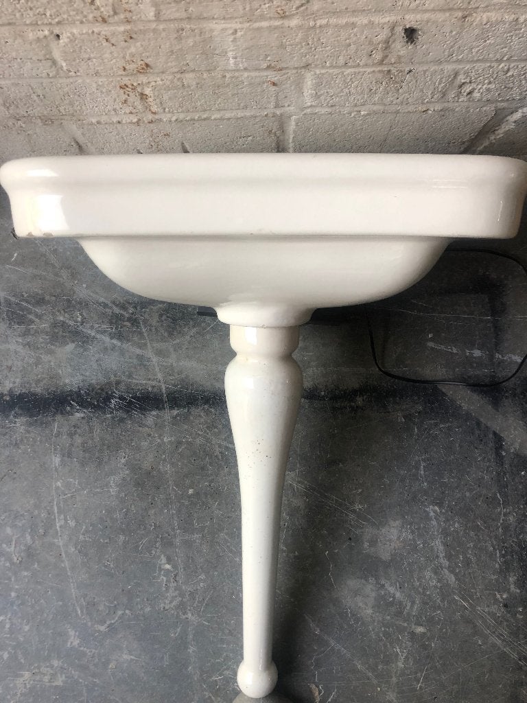 Wasbak antiek antieke gootsteen badkamer bak wastafel, Doe-het-zelf en Verbouw, Ophalen, Gebruikt, Wastafel