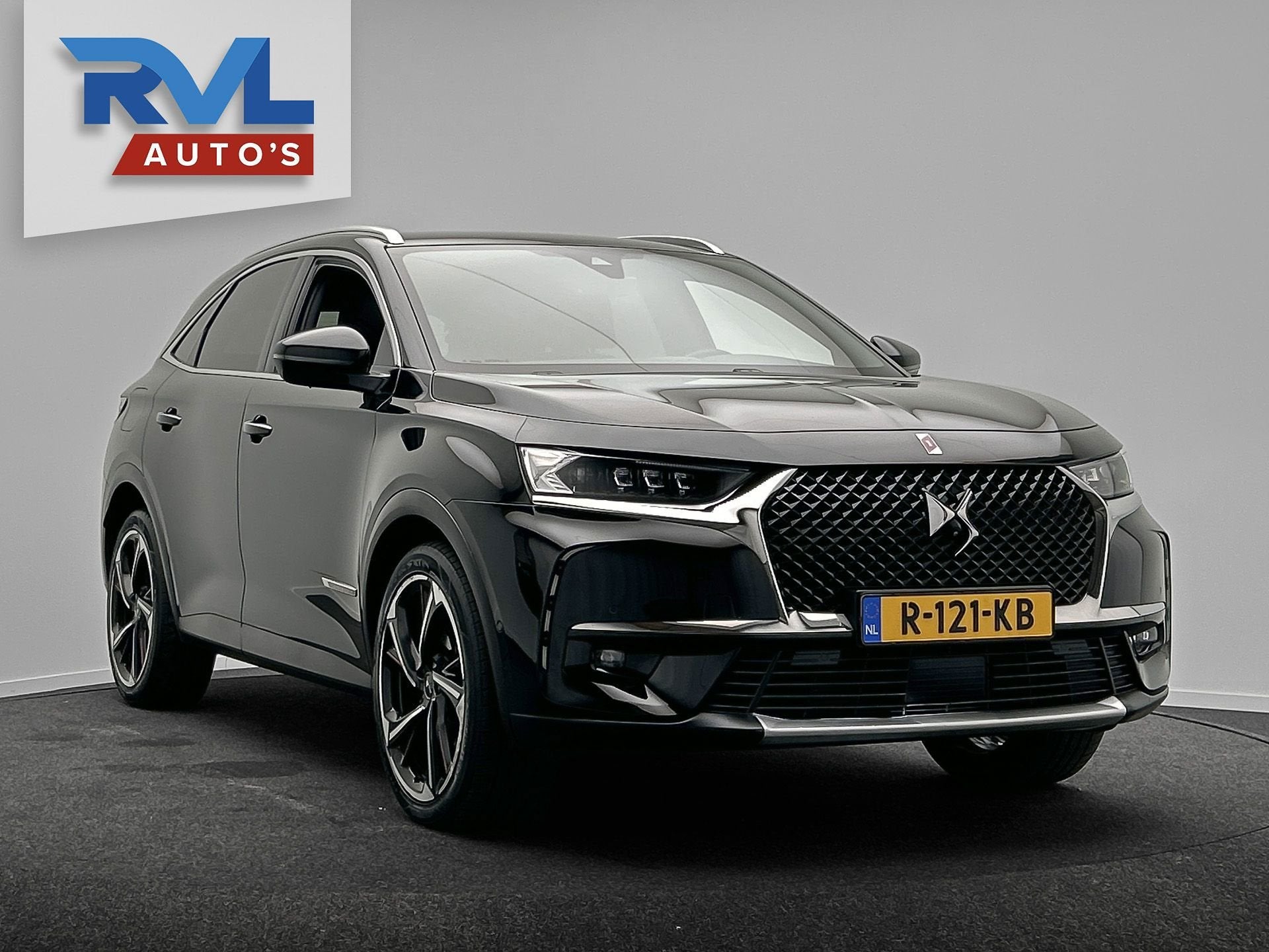 DS 7 Crossback 1.6 PureTech So Chic | Leder | Rondomzicht/Ca, Auto's, Euro 6, 4 cilinders, Zwart, Leder