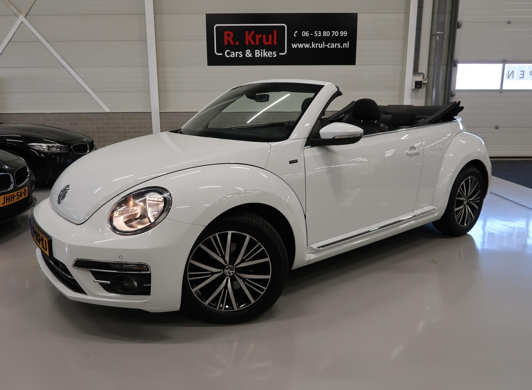 Volkswagen Beetle Cabriolet 1.2 TSI Allstar Airco-ecc Naviga, Voorwielaandrijving, Stof, Gebruikt, 4 cilinders