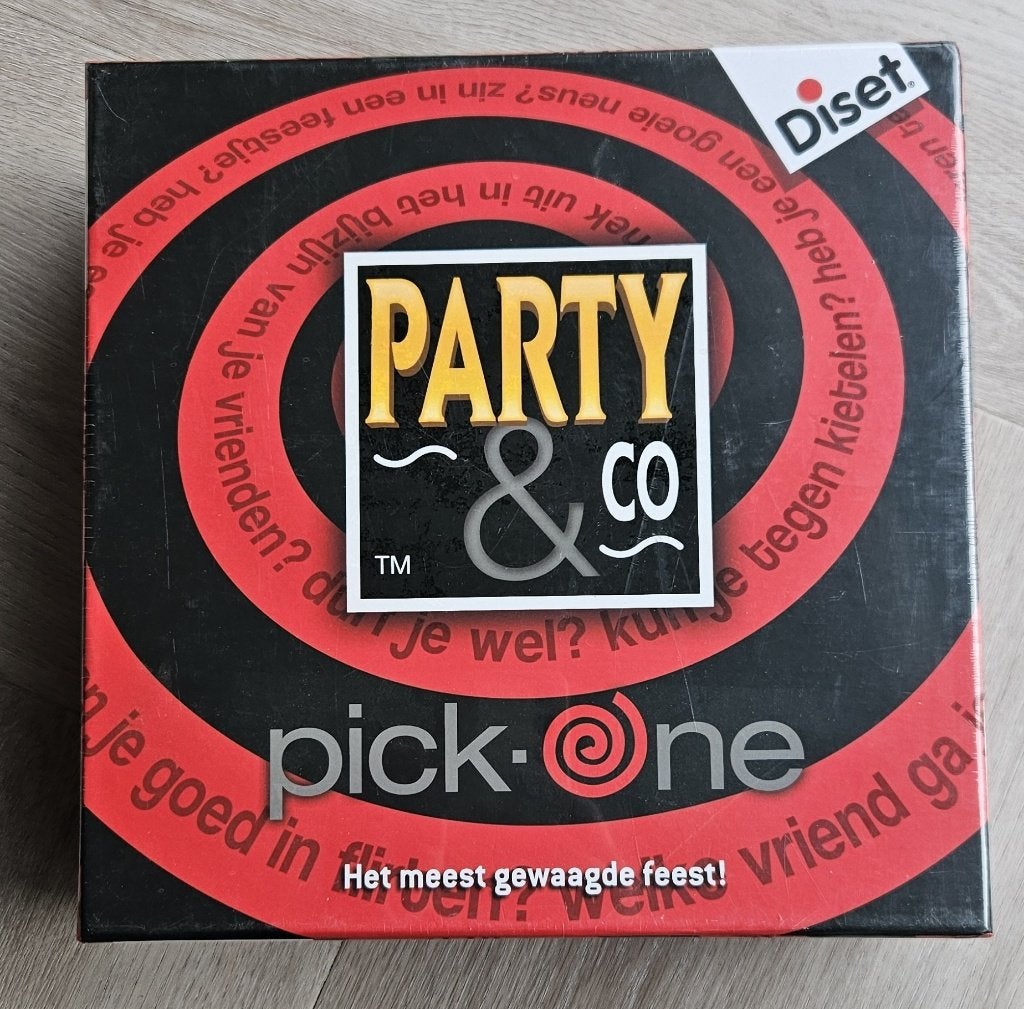 Party & Co – Pick One (Nieuw in folie), Hobby en Vrije tijd, Vijf spelers of meer, Ophalen of Verzenden, Nieuw, Diset