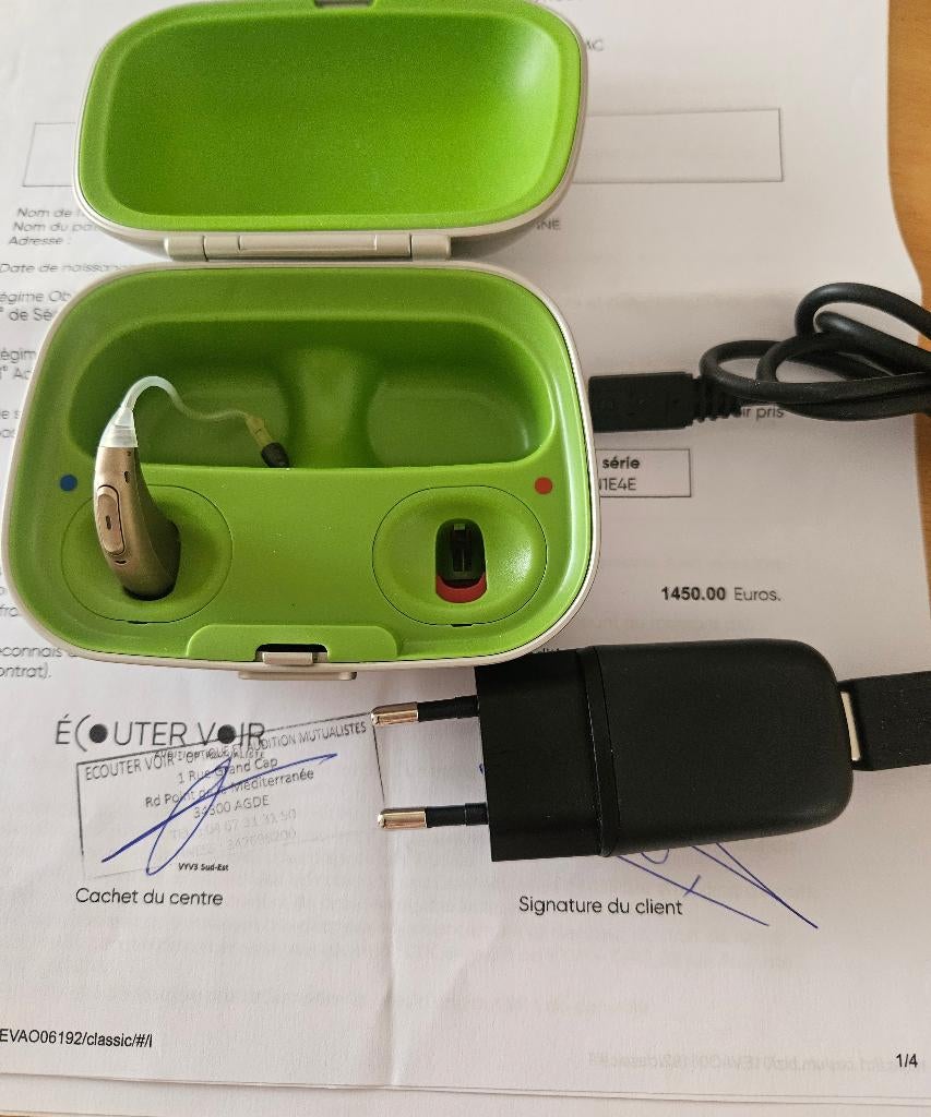 Gehoorapparaat Phonak Naida LR-70 PR nieuw Cat 7, Ophalen of Verzenden, Nieuw