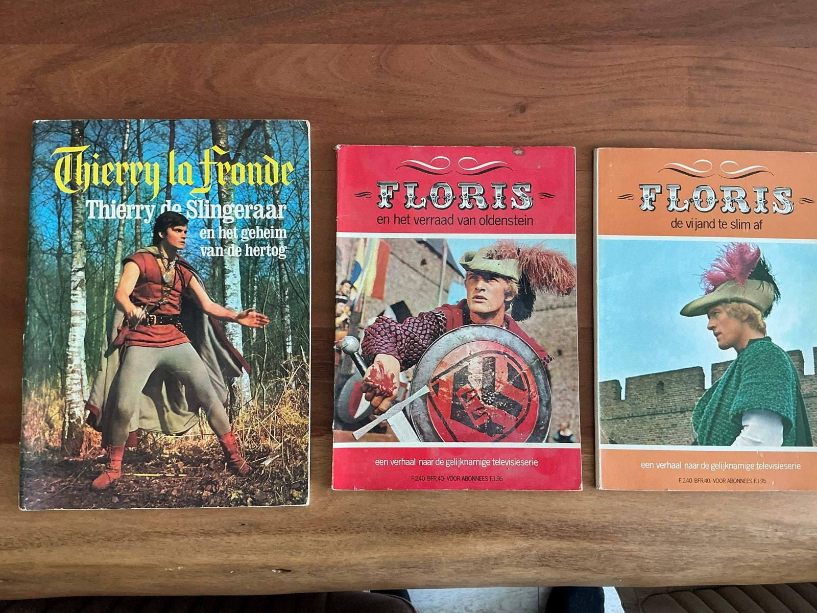 Thierry la Fronde & Floris boeken - Vintage jeugdboeken, Ophalen of Verzenden, Gelezen