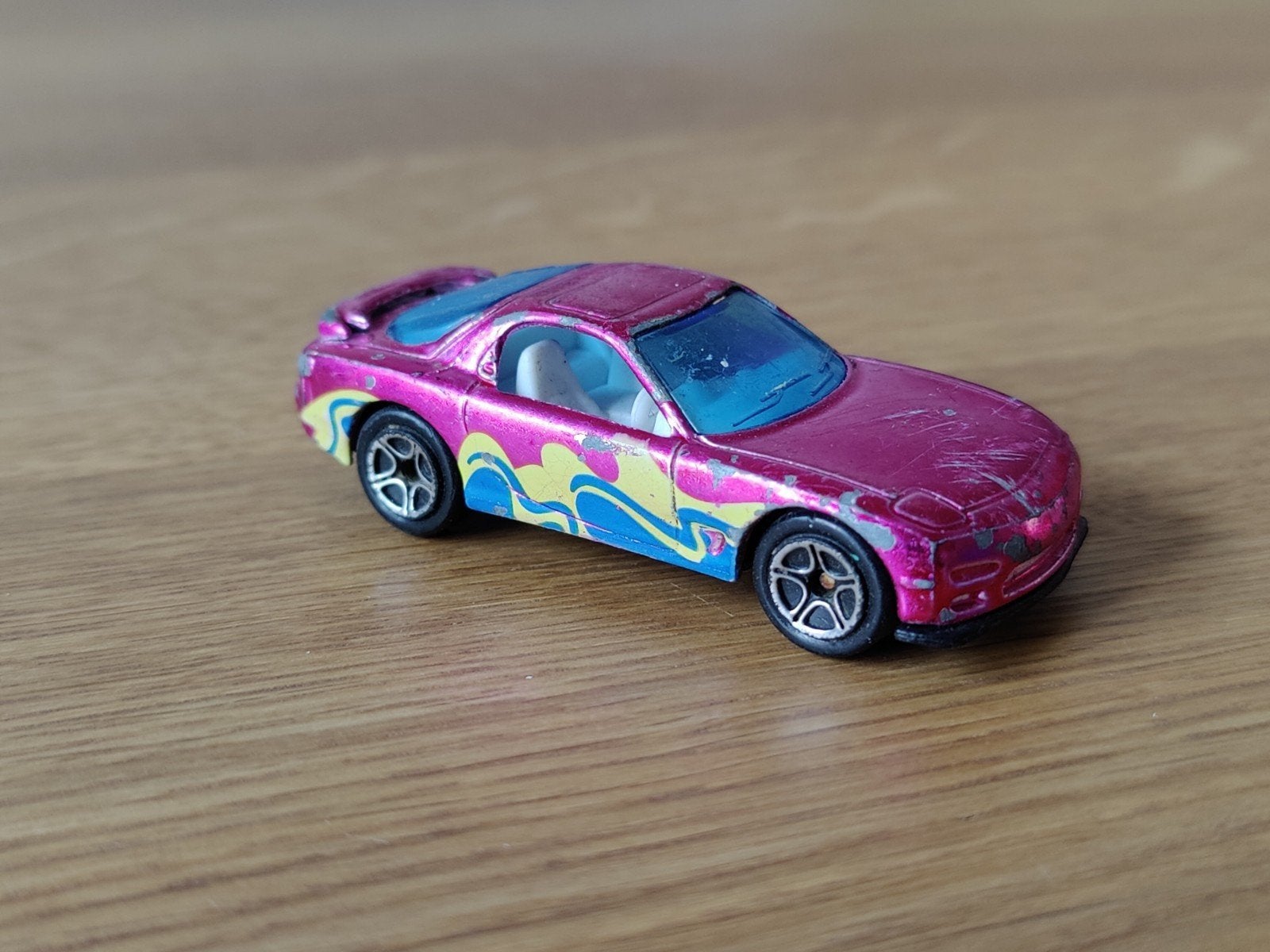 Matchbox Mazda RX-7 ROZE, Ophalen of Verzenden, Zo goed als nieuw, Auto