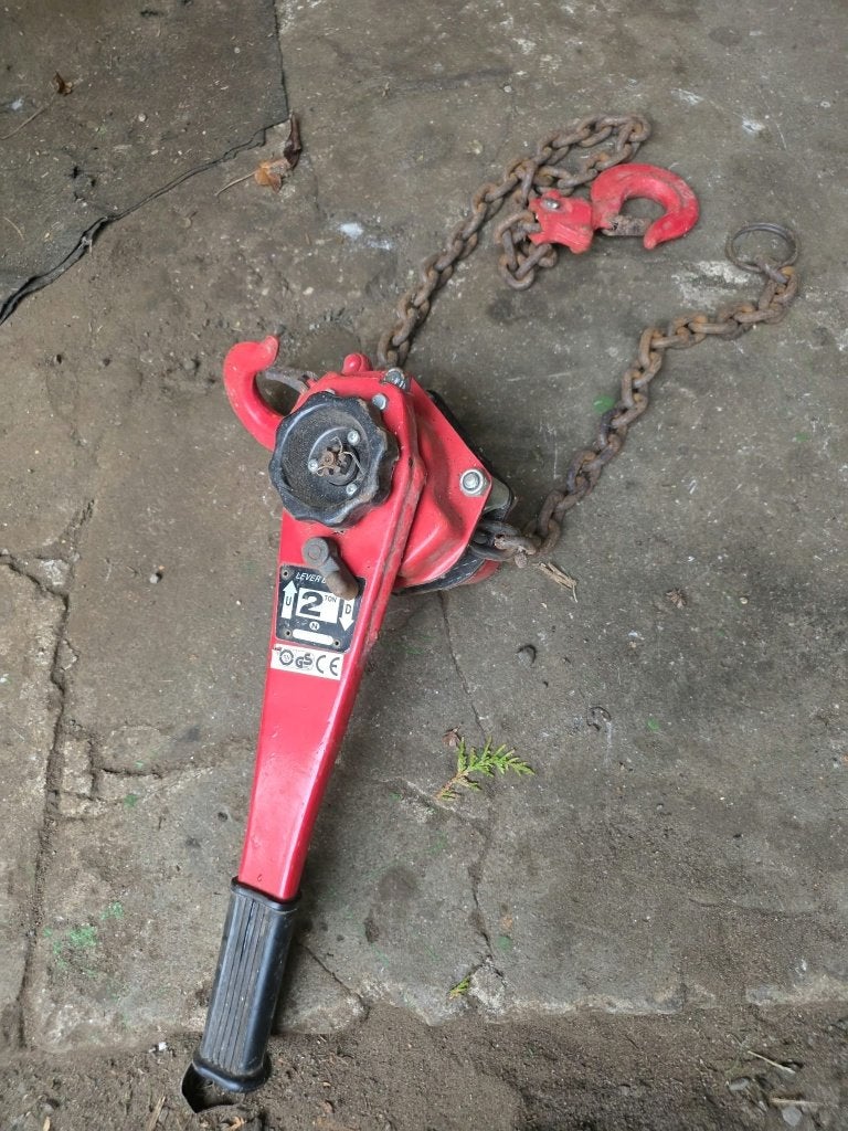 Robuuste kettingtakel - 2 ton, Ophalen, Gebruikt, Handmatig