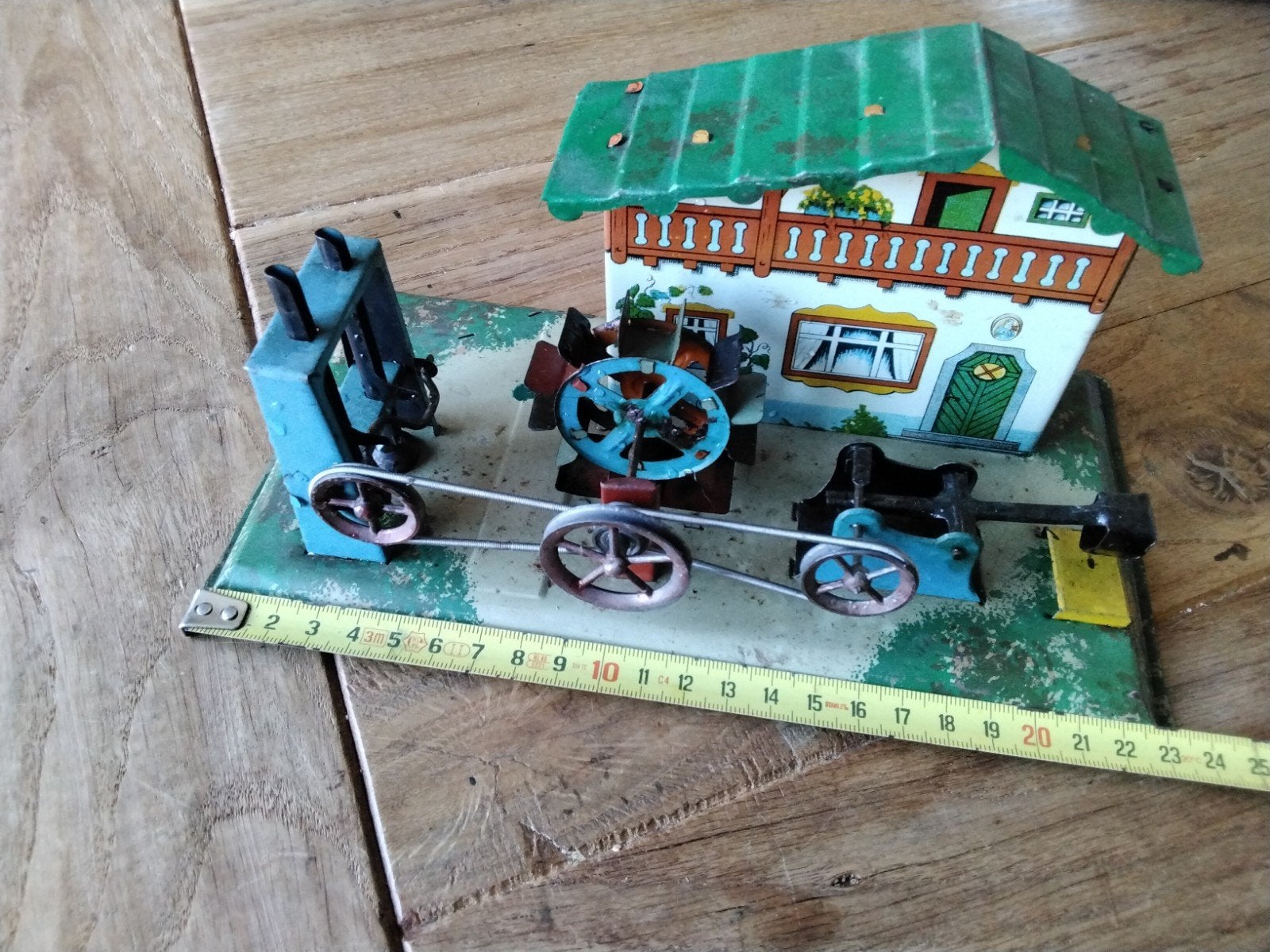 stoommachine aandrijfmodel  watermolen, Ophalen of Verzenden, Zo goed als nieuw, Groter dan 1:32
