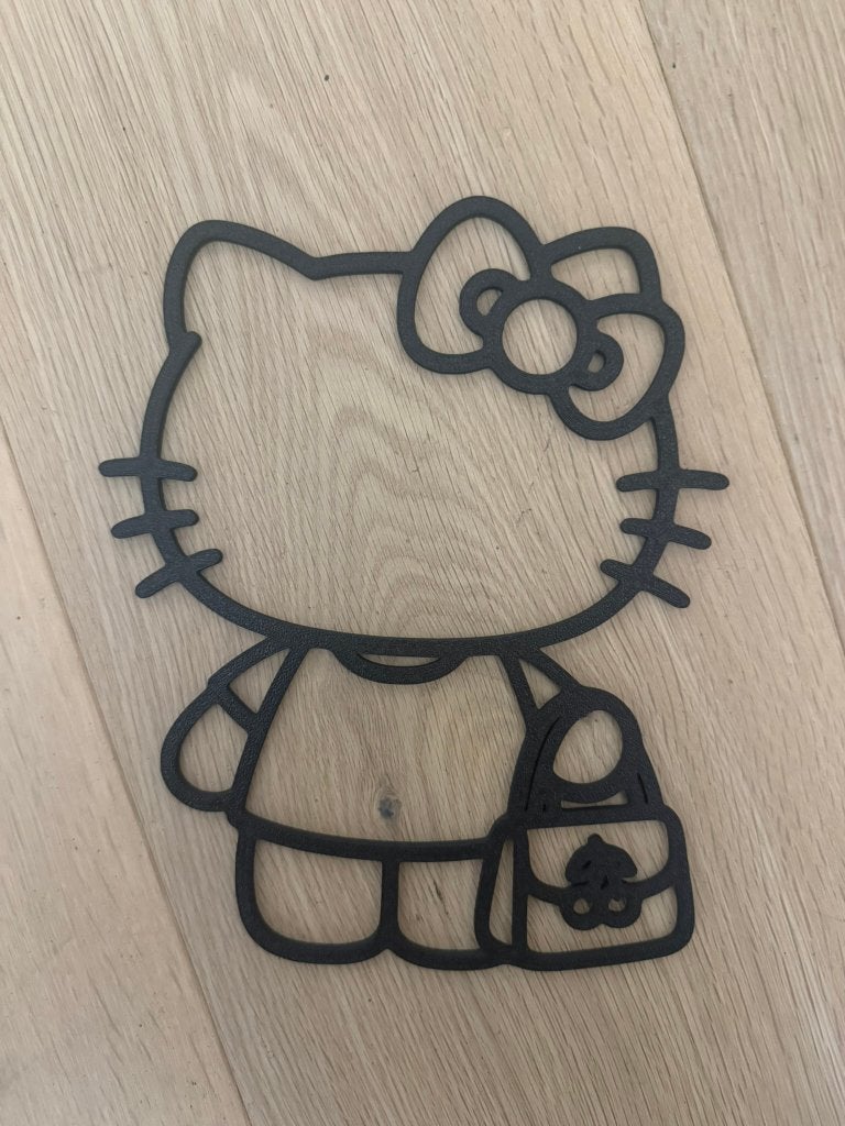 Hello Kitty, Huis en Inrichting, Verzenden, Zwart, Kunststof, Nieuw