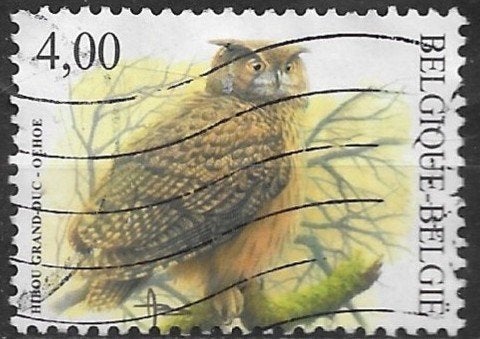 België 2004 mi.3322w roofvogel UIL - OEHOE, Verzenden, Gestempeld