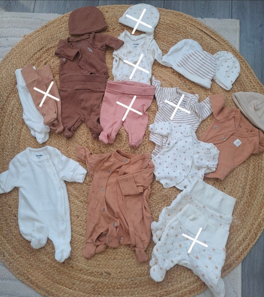 Kledingset prematuur maat 44 neutraal Kiabi, Ophalen of Verzenden, Jongetje of Meisje