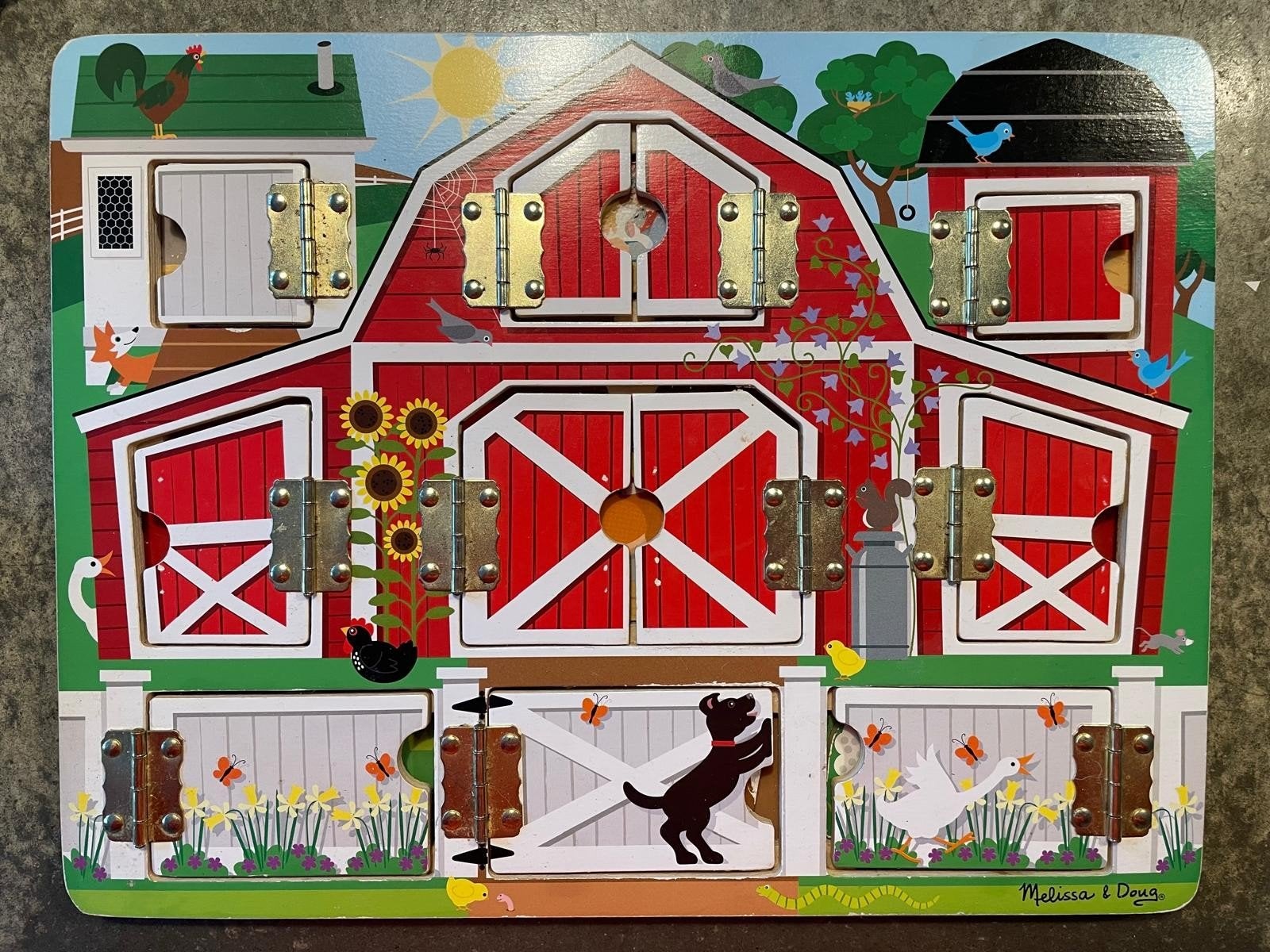 Melissa & Doug Houten Magnetische Verstoppertjesboerderij, Ophalen, Gebruikt, Overige typen