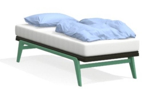 VOL ELEKTRISCHE HOGE AUPING ORIGINAL 90-200 + AUPING MATRAS, 90 cm, Eenpersoons, ., Akbedden